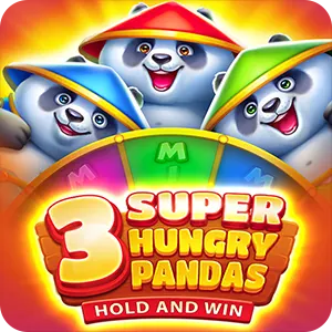 3 Super Hungry Pandas